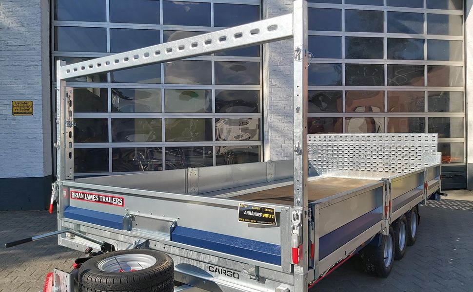 trailershop.de H Gestell Leiterhalterung lang 210cm breit für Brian James CarGO Connect ohne Gitteraussstattung Ansicht A
