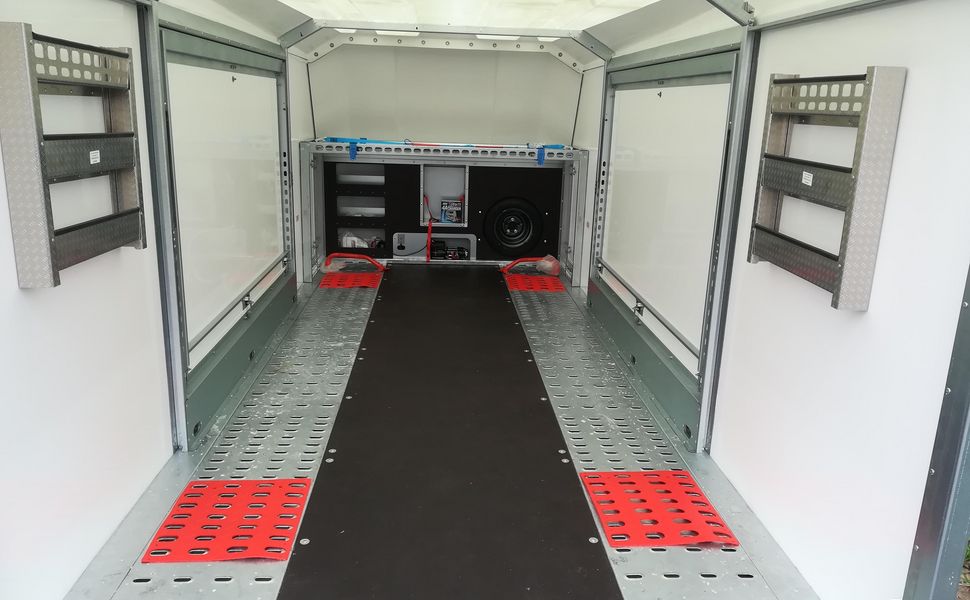 trailershop.de Schutzmatte Reifenschutz Deck Slick Pad Bereifungs Schutz 4rer Set