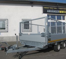 Laubgitter (L) +70cm 330x180cm für Eduard 3318 Pritsche Multi Kipper