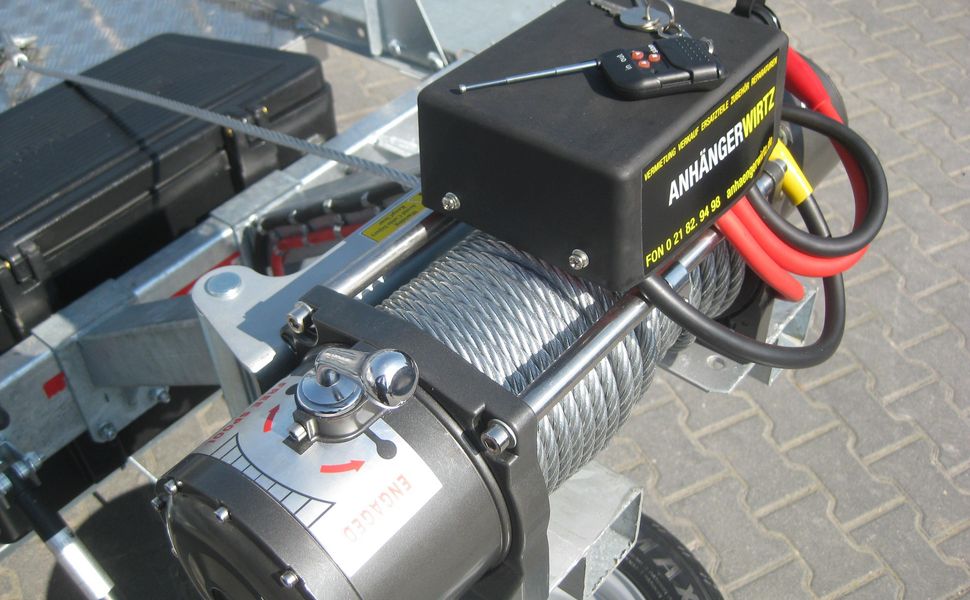 trailershop Zubehör Seilwinde elektrisch Funk