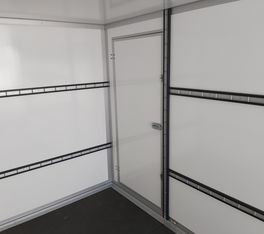 Zurrschiene Alu Stäbchen Gummischutz 3m