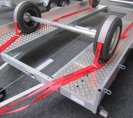 Radspanngurte Zurrgurt Satz ( Easyfix ) für für Anssems Autotransportanhänger AMT ECO