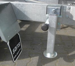 Stützen teleskopierbar klappbar für Hochlader Kipper & Pritschenanhänger