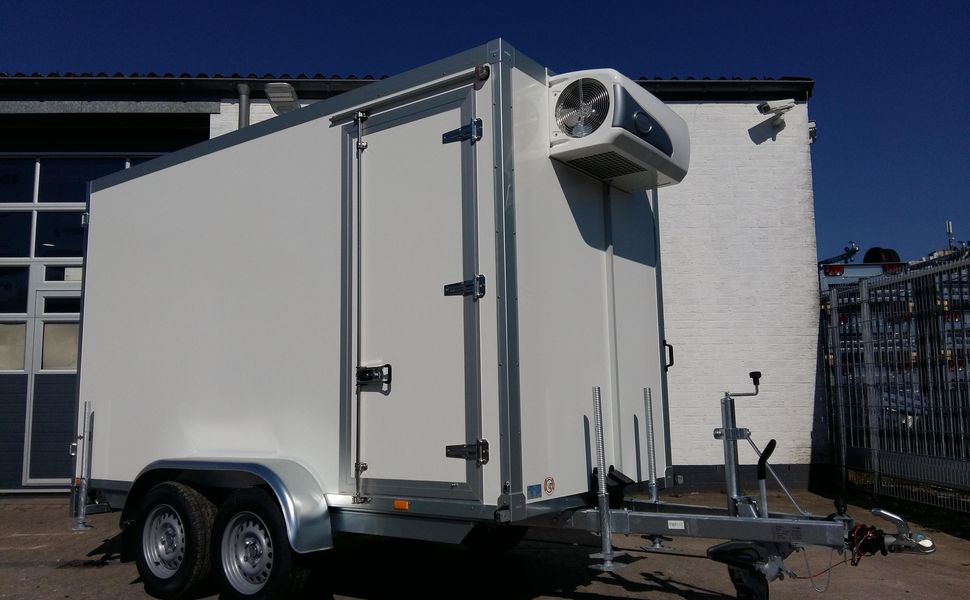 trailershop.de Kühlanhänger AZKF 2735155 343x154x200cm Seitentür Kälteanlage 4 Iso 60 Frioliner Ansicht A