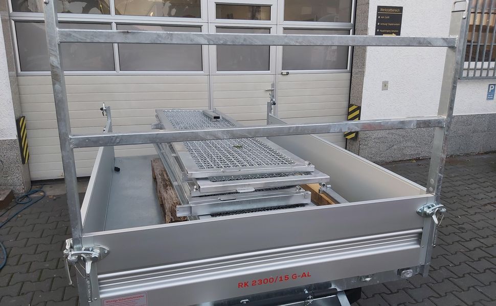 trailershop.de Gitter H Gestell für 151cm breite Pongratz RK 230015 260015 ALU Bild A