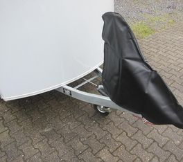 Abdeckhaube Schutzhaube schwarz für Zugeinrichtung PKW Anhänger schwarz