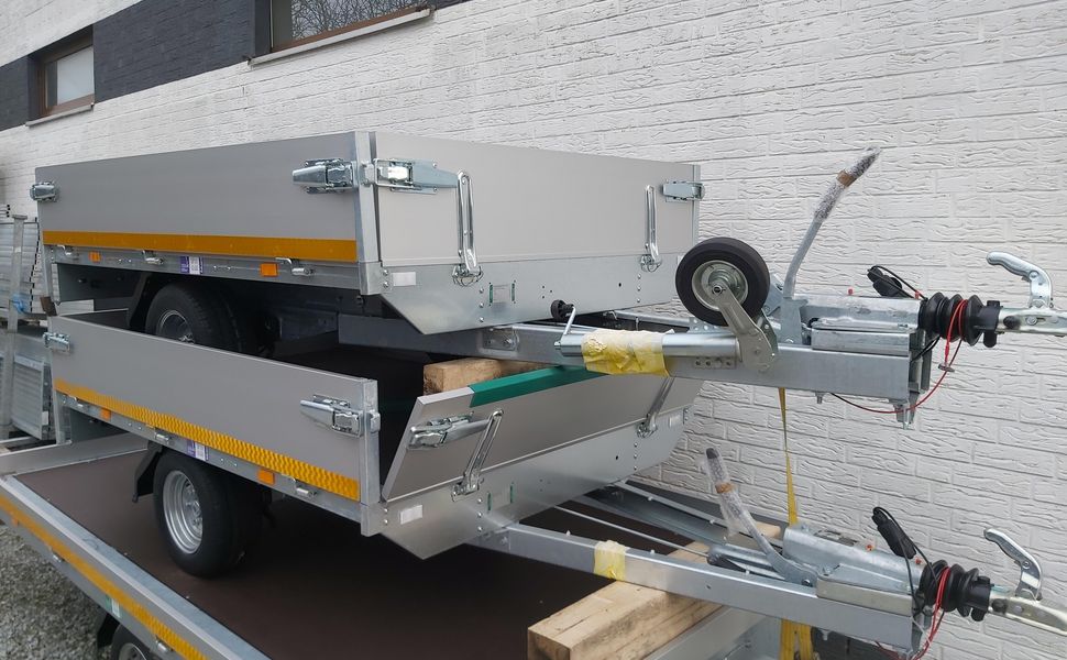trailershop.de Hochlader light 2014 GE 200x145x30cm niedrig Fahrwerk 10 XS gebremst 750kg