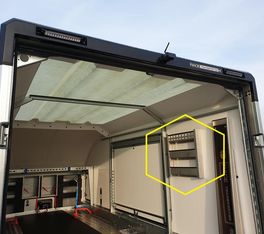 Regal Seitenregal - Aluminium Set für Wandmontage BJT Race Transporter 4