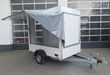 trailershop.de Verkaufsanhänger TFS Multi VK 250.02 250x150x200 2 Klappen Hecktür 230V IL Dachlüfter 100kmH 1300kg I