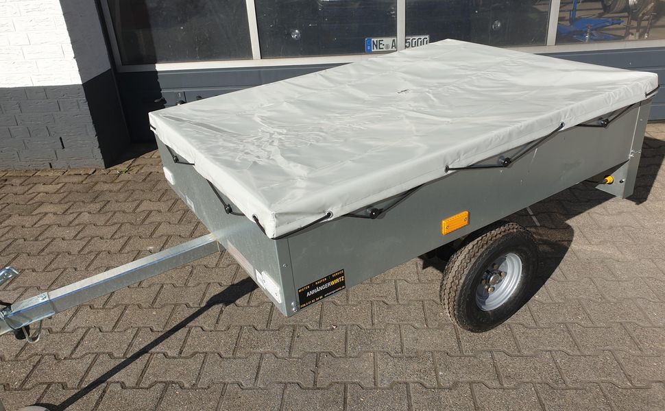 trailer-shop.de Zubehör Neptun Plane Flach für DUUO City N5-145 Farbe grau