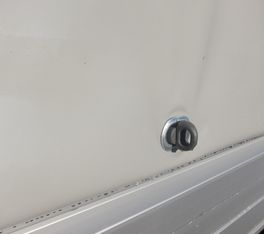 Drehwirbel Verschluß PVC - schwarz für Planenoesen oval