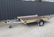 trailershop.de Senklift Anhänger MSL 1530151 301x151x10cm yellow Plattform hydraulisch absenkbar 1500kg K