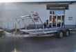 trailershop.de Brian James A4 Transporter 500x200cm blackline Alufelgen silber Rampen 240cm Reifenregal 3000kg C