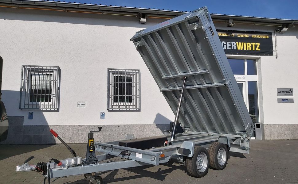 trailershop.de Anssems Kipper KSX 3500 Elektrisch 305x178x35cm niedrig Fahrgestell 3500kg 10