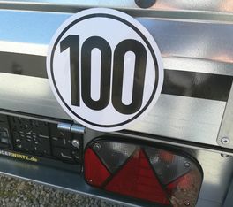 100 km/H Fahrwerk Prüfung für gebremste Anhänger