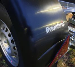 Radstoßdämper Satz ALKO blau mit Halter für Brenderup Bootstrailer bis 1300kg Achse Serie 8000