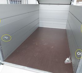 Zurr Ring Bindeauge M8 verzinkt Ringmutter mit Gewindestein für Alusieke Anssems