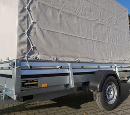 Plane & Gestell (S) grau 260x128x140cm hoch für Brenderup 2260