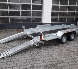 Brian James Digger Plant 543-3717-35-2 370x170cm 3500kg Rampen Reserverad 2736kg Nutzlast Aktion 26