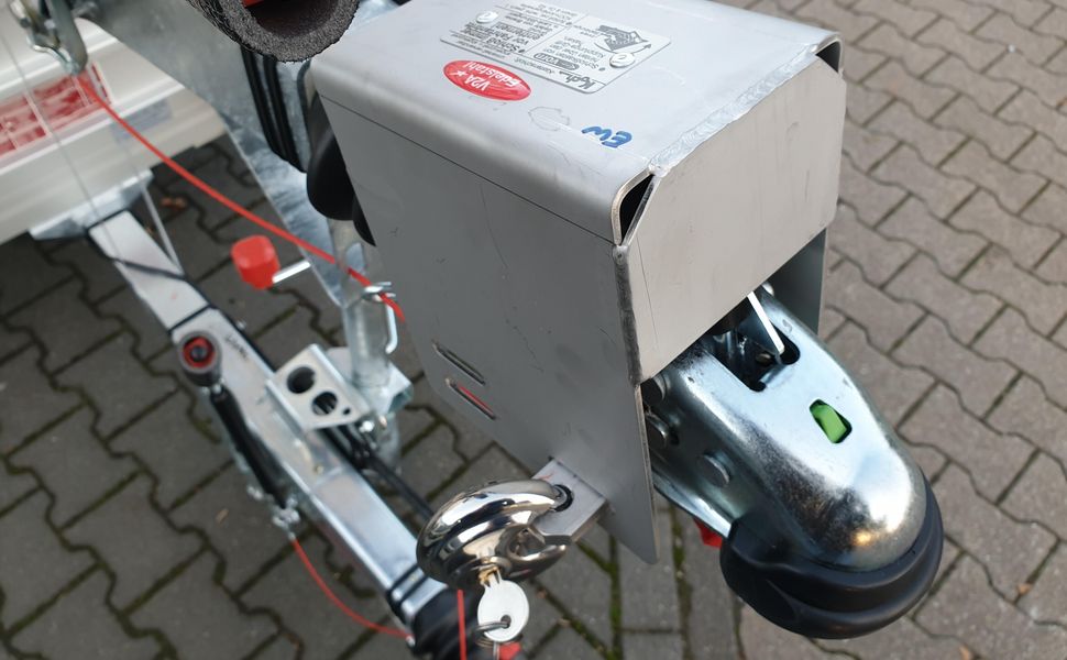 trailershop.de Diebstahlsicherung Kastenschloß V2A orig Koch mit VA Diskusschloss A