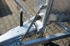 Stützradstrebe verzinkt anschraubbar z.B. für 60mm Automatik Stützrad