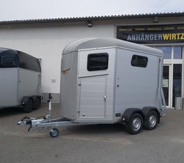 Pferdeanhänger Böckmann Portax Esprit silver&black silver SKASattelkammer Trittschutz 100km/H 2400kg