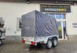 trailershop.de Aluliner Planen Anhänger GTT 2000 251x126x150cm Plane aero schräg S 2000kg G