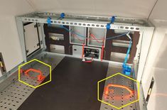 Radstopper Bügel rot drehverschluß für Brian James RT 4 Transporter