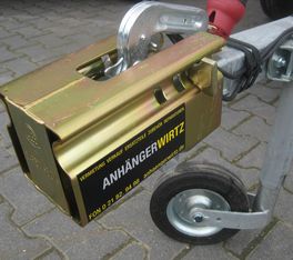 Diebstahlsicherung Kastenschloß Safety Box & Diskusschloß für Anhänger Kugelkupplungen
