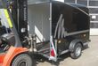 trailershop.de Kofferanhänger Streetboxx S+ 300x155x168cm 1300kg Pullman II aerodynamik Modell 2014 Ansicht Türe Verladung