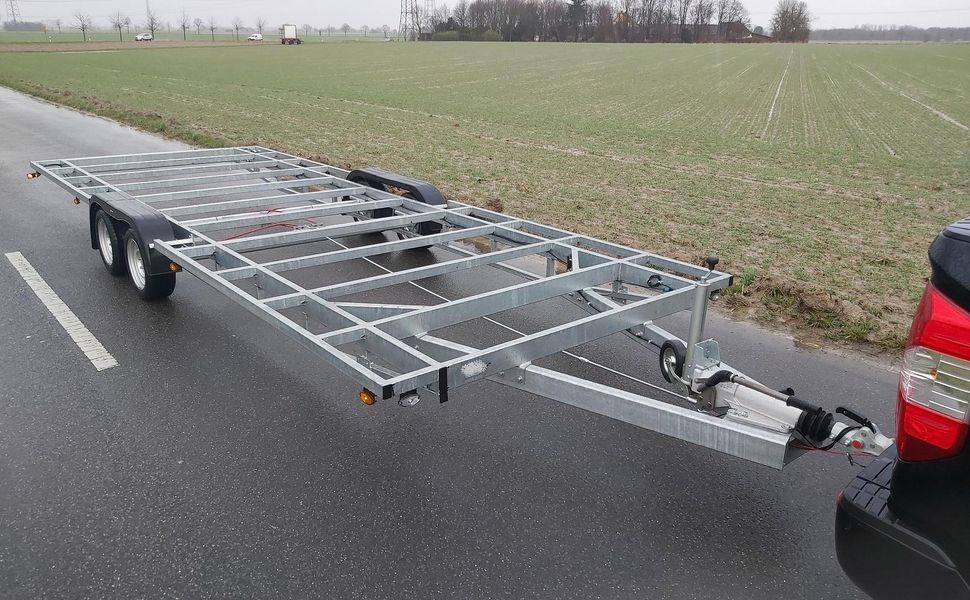 trailershop.de Fahrgestell Tieflader 660x244cm DIY tiny house Lfh 63cm 3500kg A
