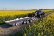 trailershop.de Brian James A4 Transporter 500x200cm blackline Alufelgen silber Rampen 240cm Reifenregal 3000kg Bild A