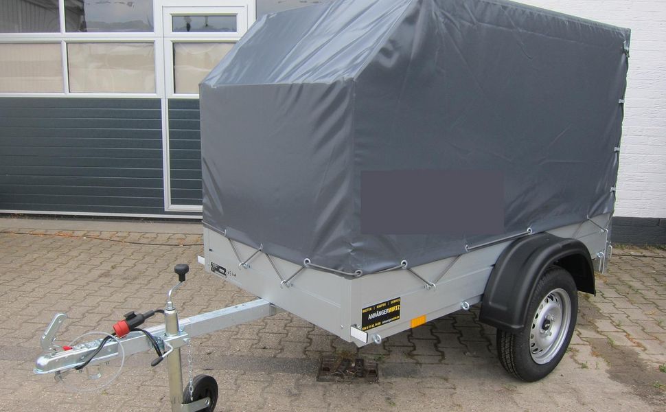 trailershop.de Aluliner PKW Anhänger GT 750 201x101x120cm Hochplane aero grau XS 750kg.JPG