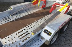 Trac Strap mit Gurten für Kettenbagger Sicherung für 170cm breite Digger Plant 2
