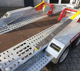 Trac Strap mit Gurten für Kettenbagger Sicherung für 170cm breite Digger Plant 2