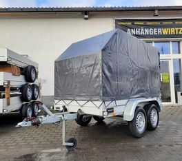 Aluliner Planen Anhänger GTT 2000 251x126x150cm Plane aero schräg (S) 2000kg