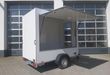 trailershop.de Verkaufsanhänger TFS Multi VK 250.01 250x150x200cm Verkaufsklappe Tür 230V Strom 750kg 100kmH C