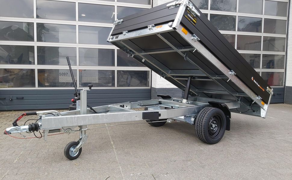 trailershop.de Saris Kipper K1 256 150 1500 1 256x150x30cm black Edition Handpumpe 13 S 1500kg B