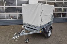 Plane & Gestell (XXS) grau 144x 93x116cm für Brenderup 1150 Kippi 150