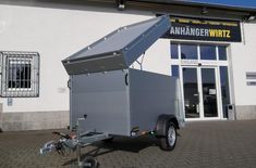 ALUBOXX Deckelanhänger GTB 750 VT2 211x126x118cm Heckrampe (XS) 750kg Top Seller Angebot