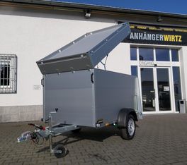 ALUBOXX Deckelanhänger GTB 750 VT2 211x126x118cm Heckrampe (XS) 750kg Top Seller Angebot