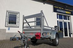 H Gestell Front Gitter Alu +x 105cm breit für Koch Tieflader U1 U2 B1000