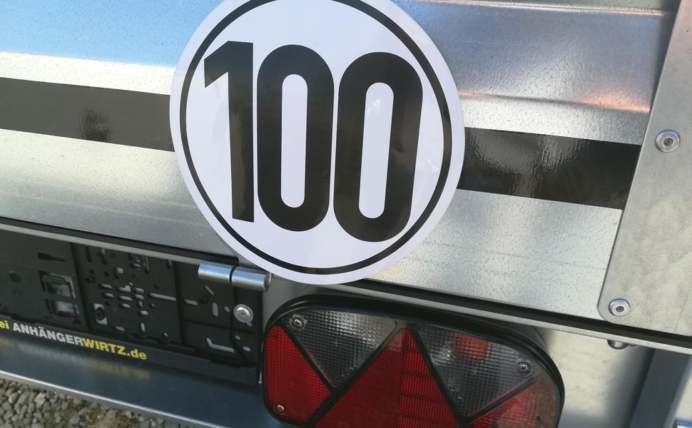 100 kmH Anhänger