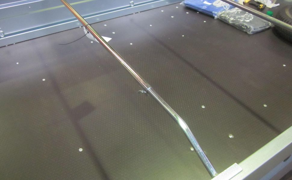 trailershop.de Zubehör Bügel für Flachplane Breite verstellbar bis 140cm