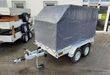 trailershop.de Aluliner Planen Anhänger GTT 2000 251x126x150cm Plane aero schräg S 2000kg D