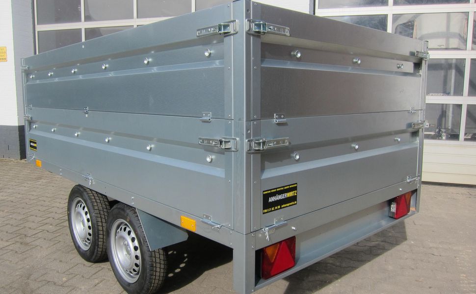 trailershop.de Zubehör Bordwandaufsatz Stahl S +40cm 263x144cm für Trailstar Nordica ab Baujahr 2015 Ansicht montert.JPG