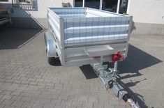 Bordwandaufsatz Alu VA Stahlschrauben (S) +50cm 250x125cm für Koch Anhänger U4 4.13