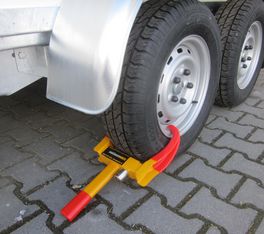 Diebstahlsicherung Radkralle Parkkralle für Felge PKW oder Anhänger Topseller Angebot