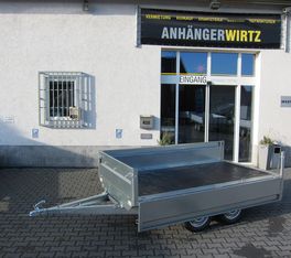 Pritschenanhänger Trailstar Nordica 263 263x144x40cm (S) 750kg Tandem Aktion