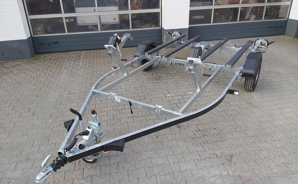 trailershop.de Brenderup Bootsanhänger Brenderup Doppel Jetski PWC21200BRA X Line Langauflagen Winden 1200kg A